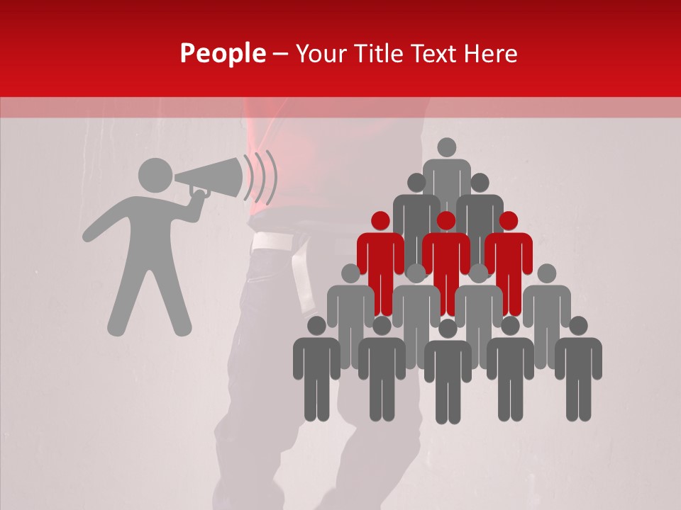 Fashion Grunge Man PowerPoint Template