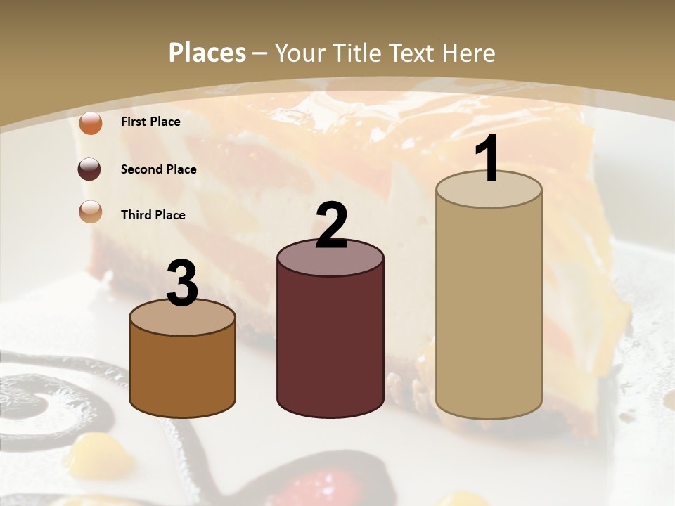 Mango Restaurant Cake PowerPoint Template