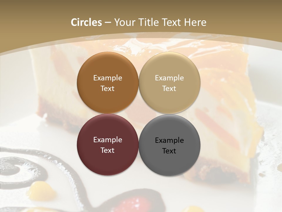 Mango Restaurant Cake PowerPoint Template