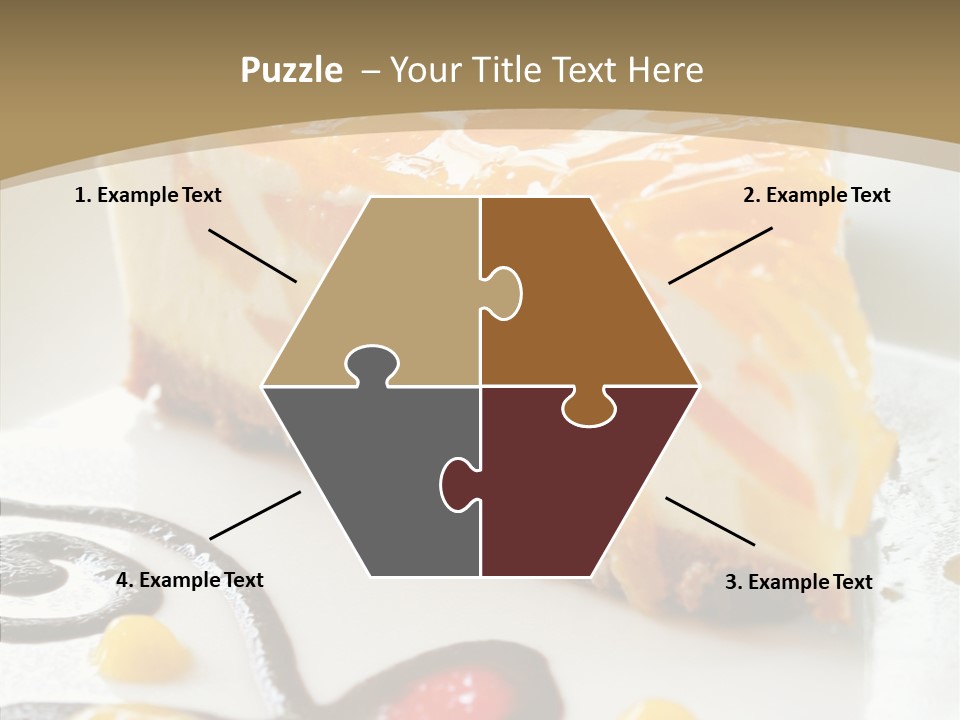 Mango Restaurant Cake PowerPoint Template