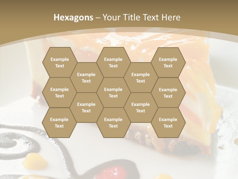 Mango Restaurant Cake PowerPoint Template