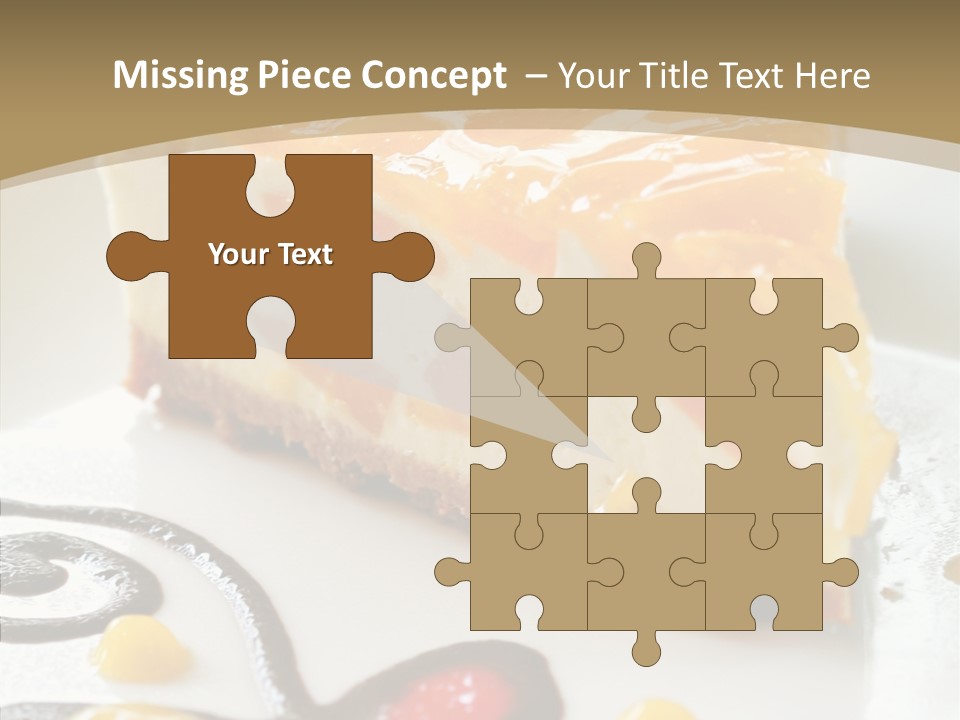 Mango Restaurant Cake PowerPoint Template