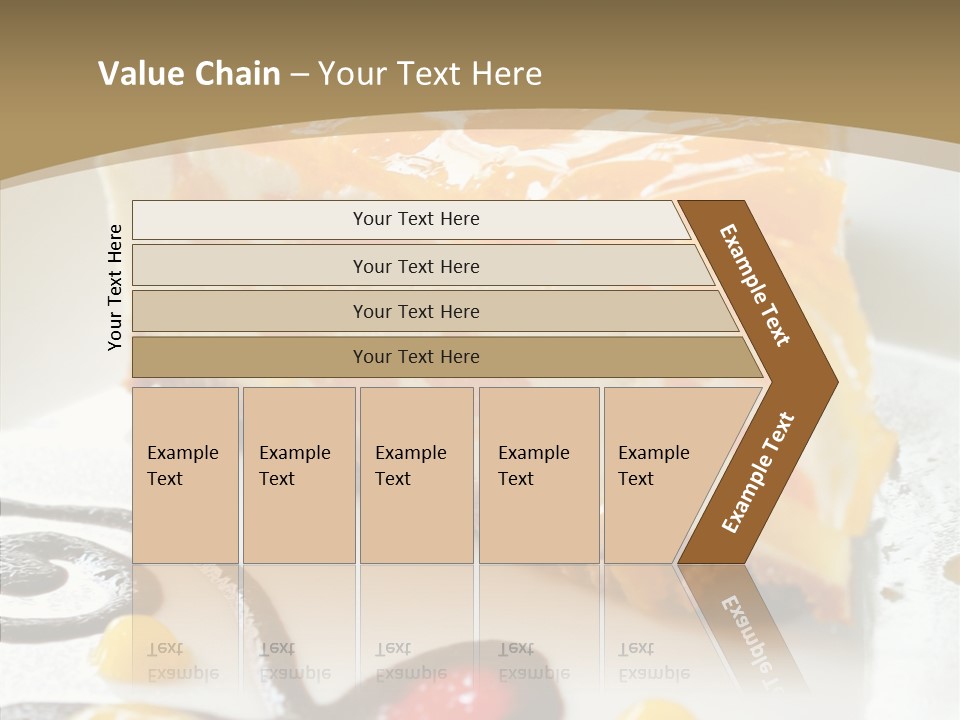Mango Restaurant Cake PowerPoint Template