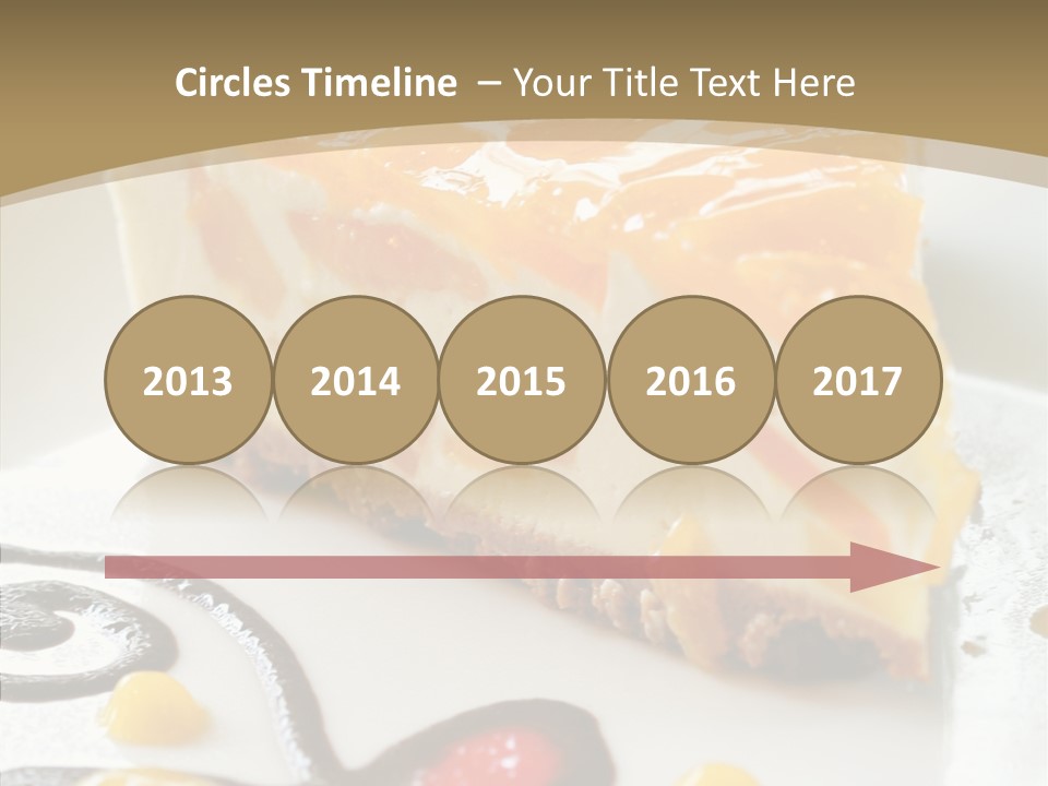 Mango Restaurant Cake PowerPoint Template