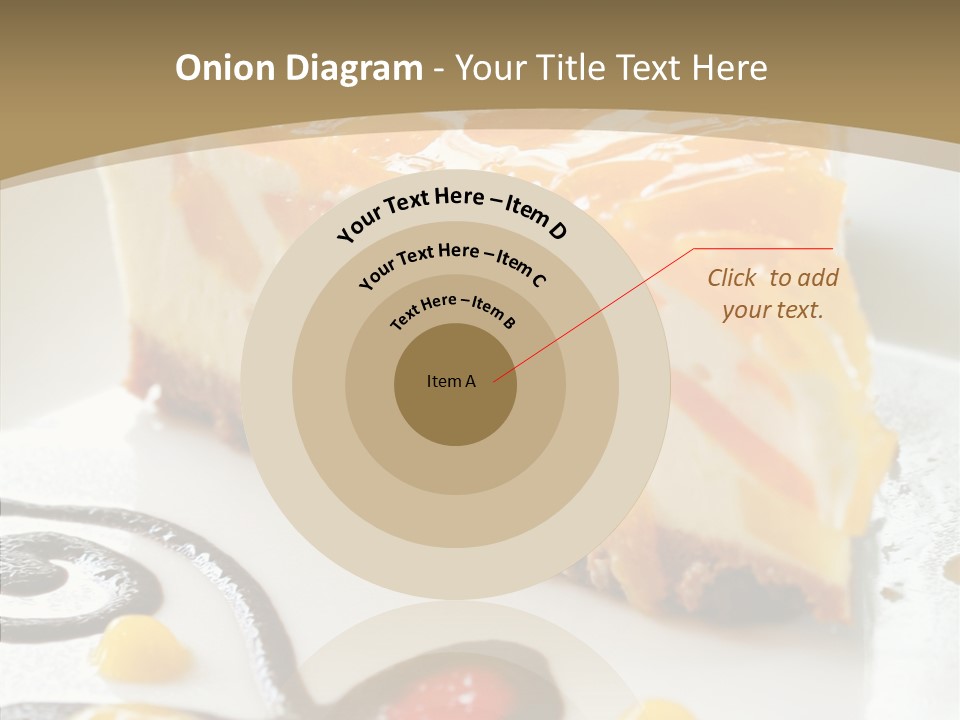 Mango Restaurant Cake PowerPoint Template