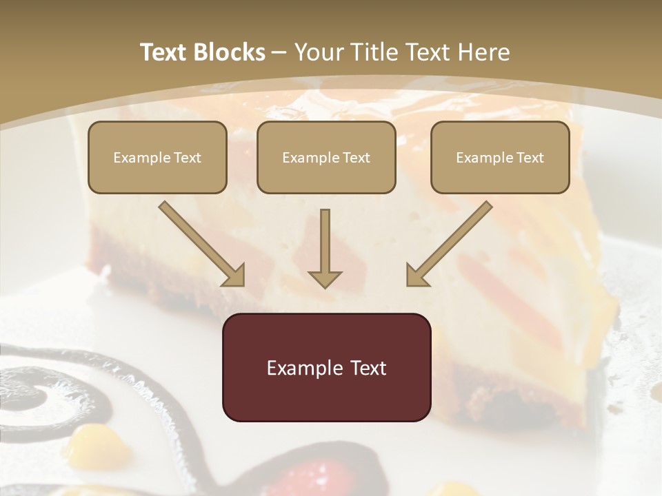 Mango Restaurant Cake PowerPoint Template