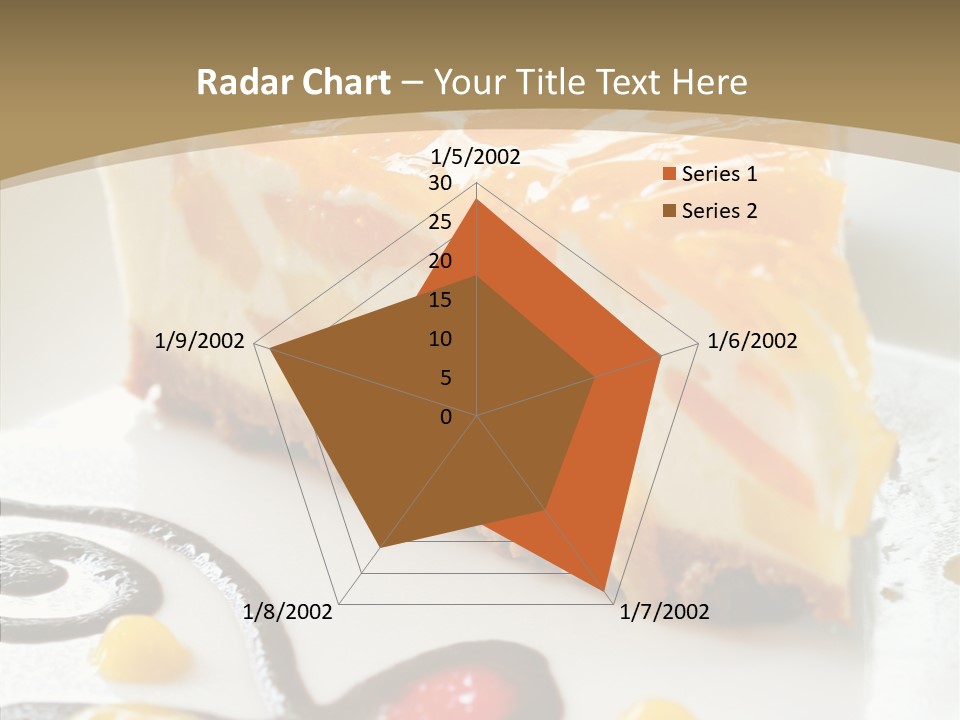 Mango Restaurant Cake PowerPoint Template