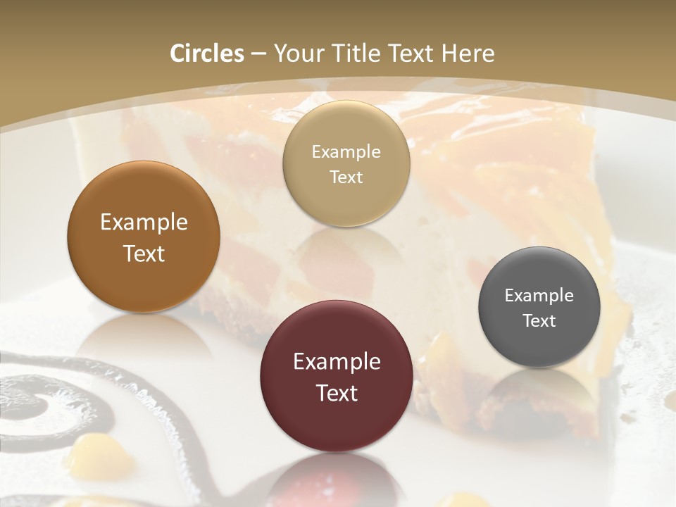 Mango Restaurant Cake PowerPoint Template