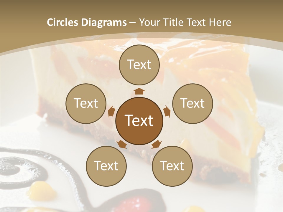 Mango Restaurant Cake PowerPoint Template