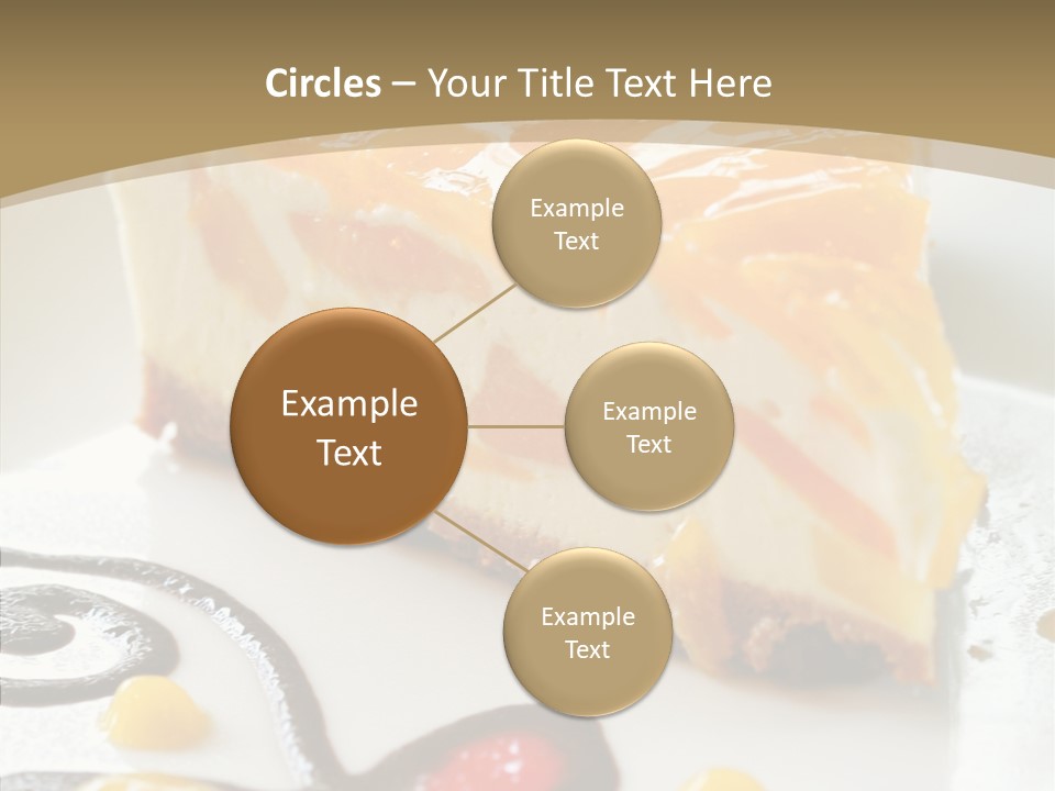 Mango Restaurant Cake PowerPoint Template