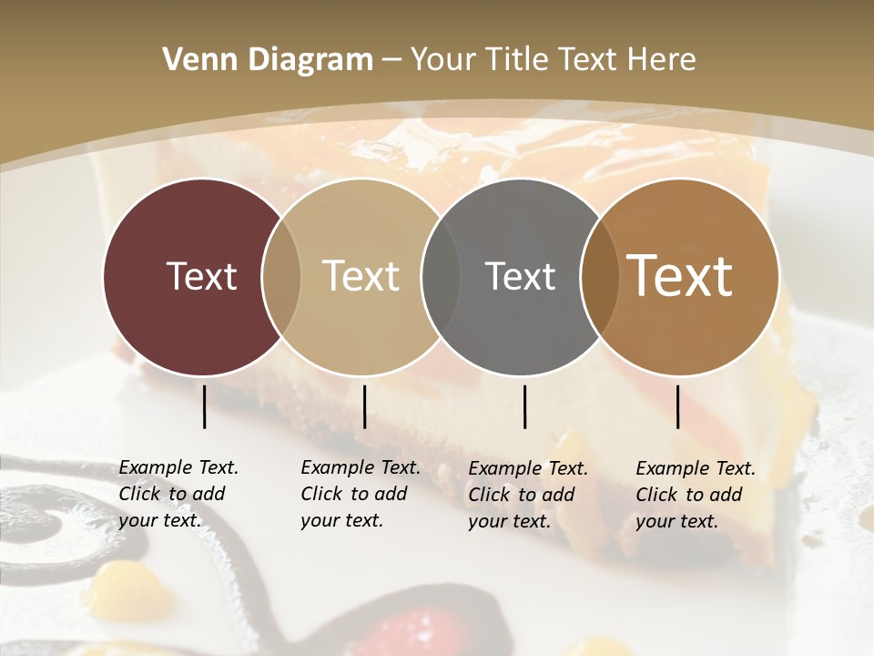 Mango Restaurant Cake PowerPoint Template