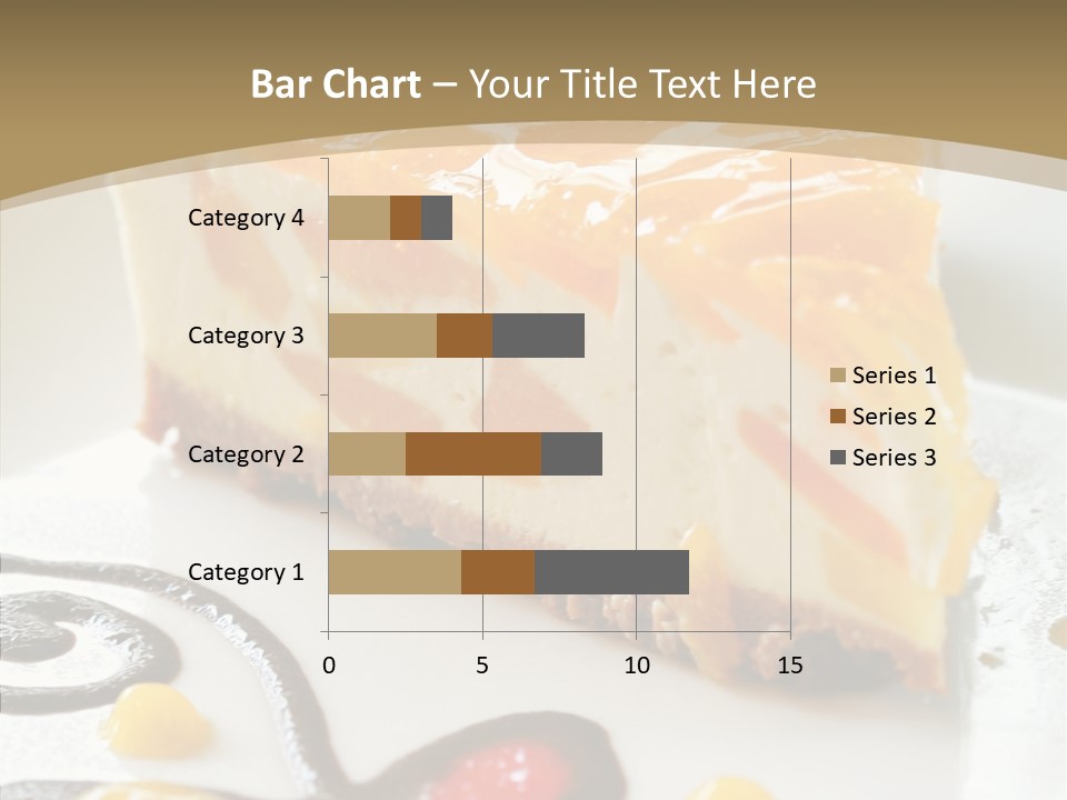 Mango Restaurant Cake PowerPoint Template