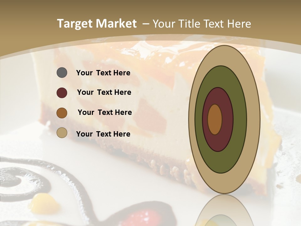 Mango Restaurant Cake PowerPoint Template