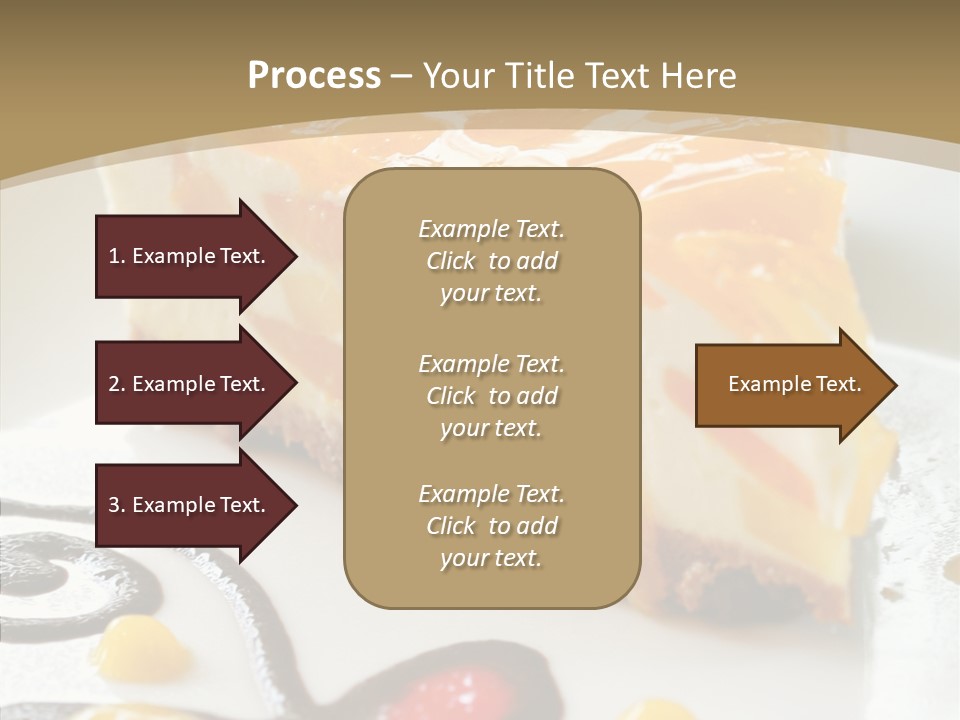 Mango Restaurant Cake PowerPoint Template