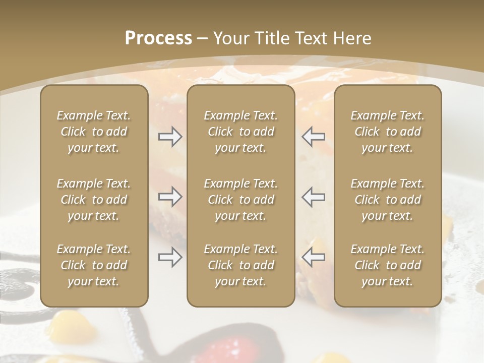 Mango Restaurant Cake PowerPoint Template