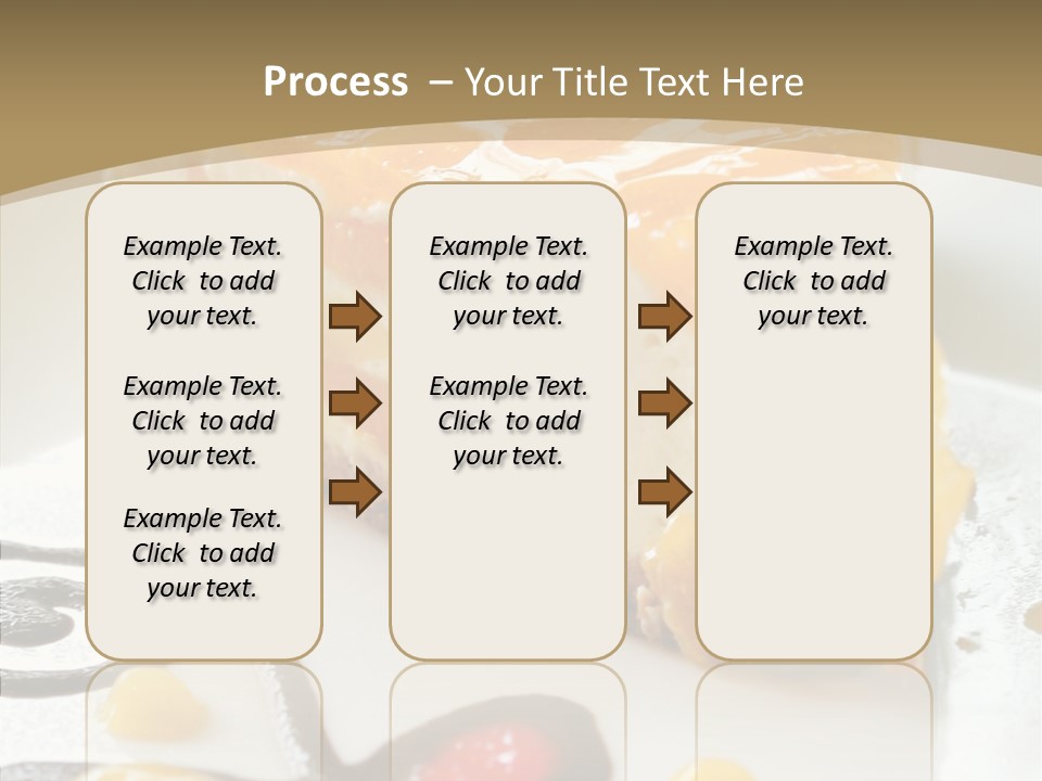 Mango Restaurant Cake PowerPoint Template