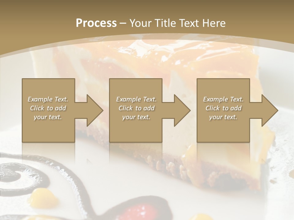 Mango Restaurant Cake PowerPoint Template