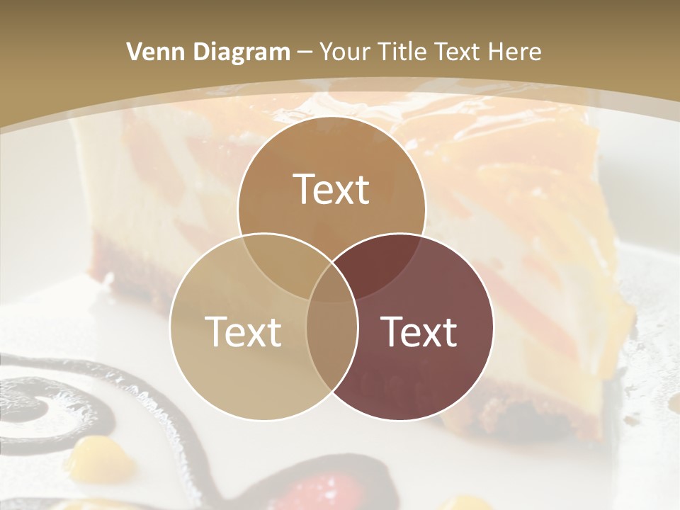 Mango Restaurant Cake PowerPoint Template