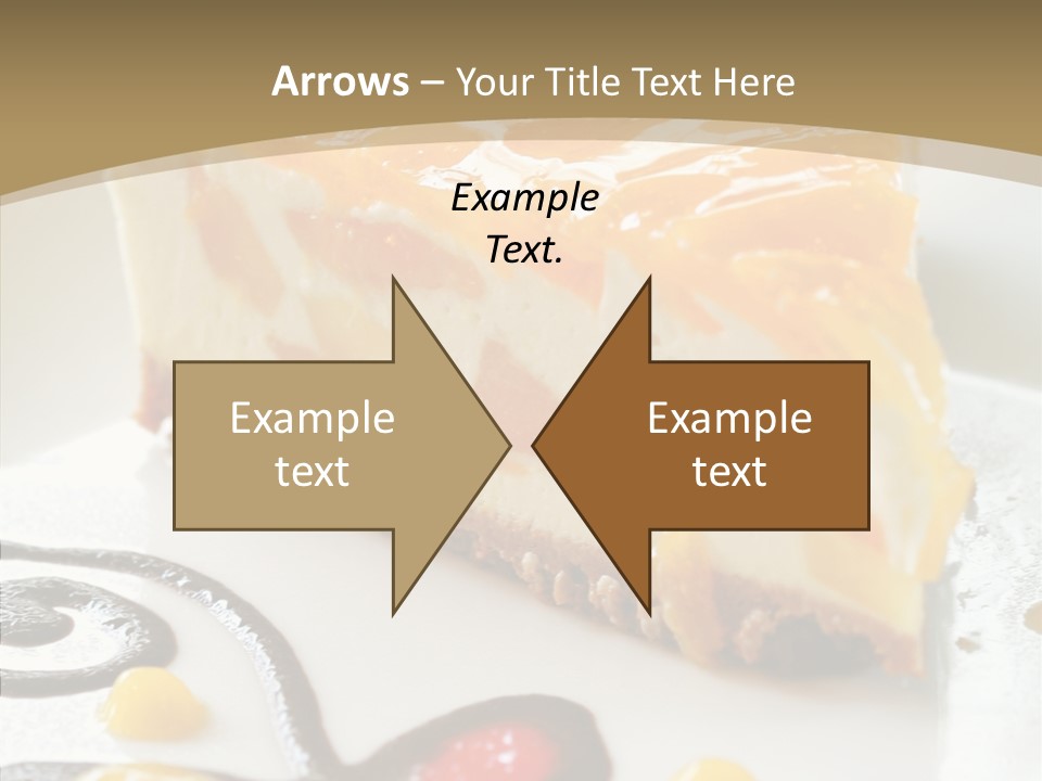 Mango Restaurant Cake PowerPoint Template