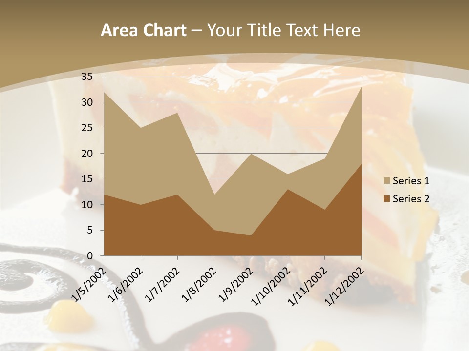 Mango Restaurant Cake PowerPoint Template