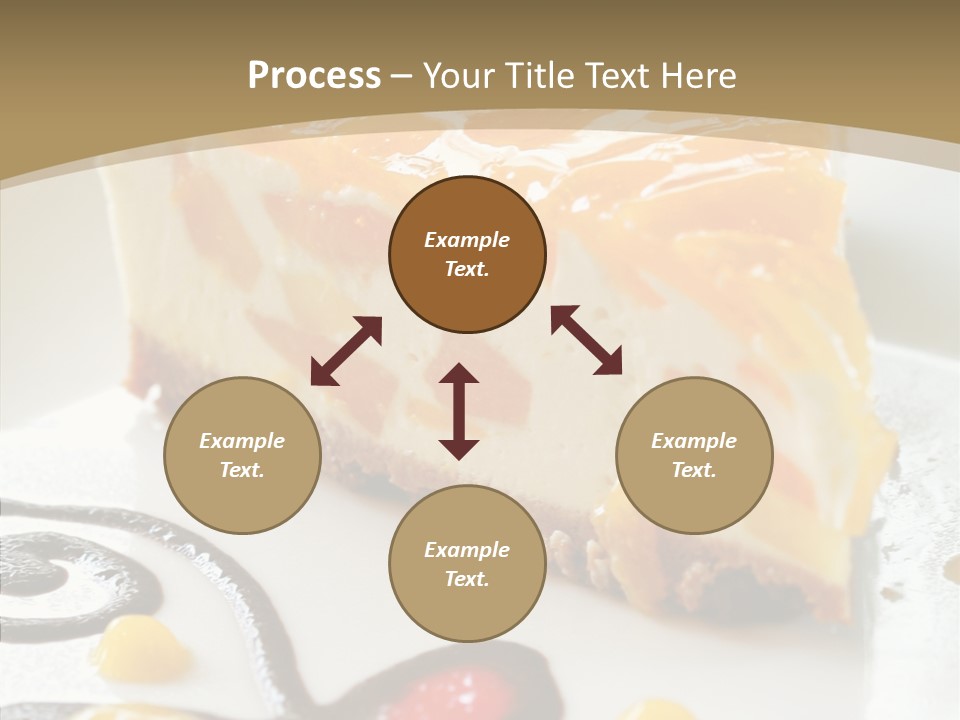 Mango Restaurant Cake PowerPoint Template