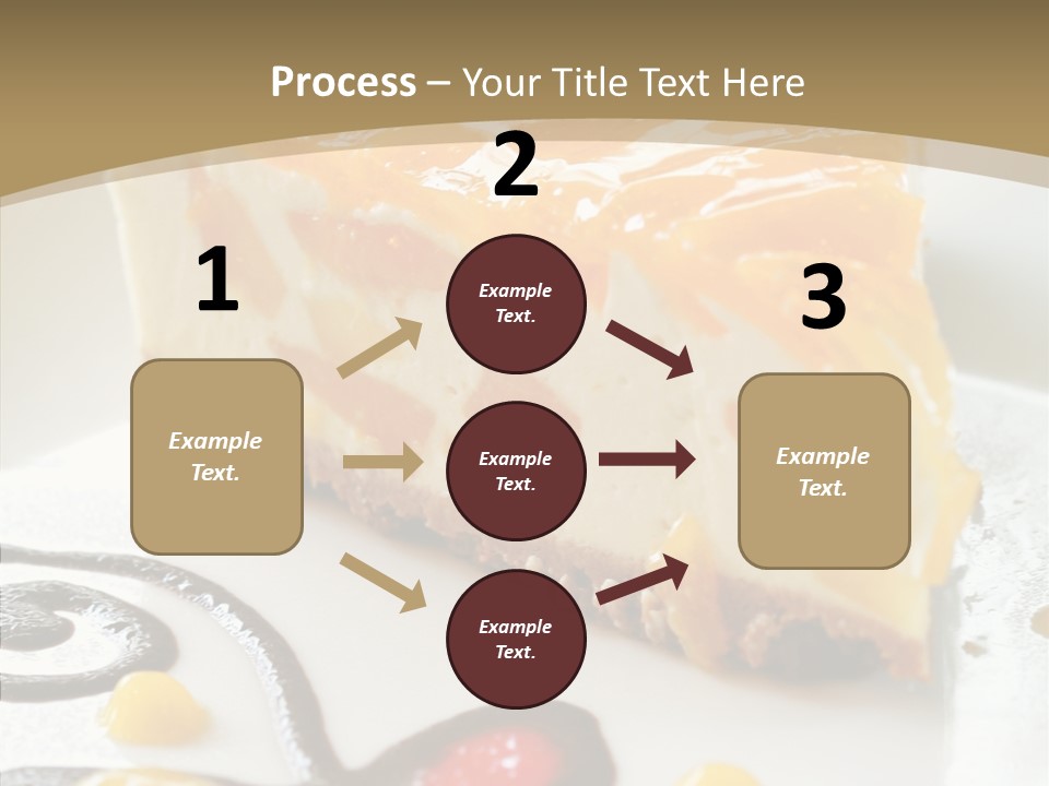 Mango Restaurant Cake PowerPoint Template