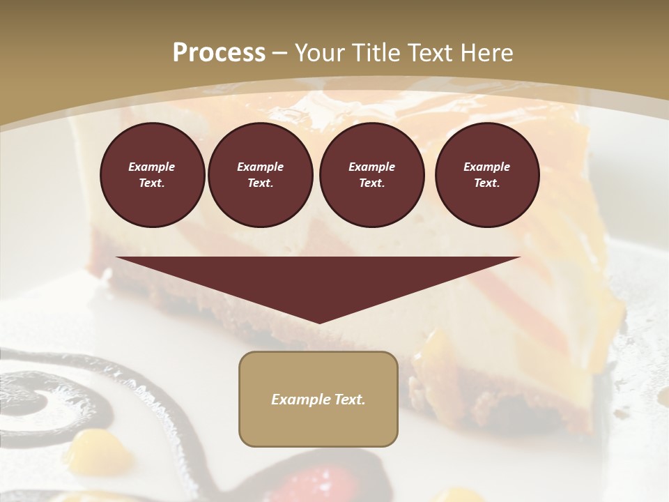 Mango Restaurant Cake PowerPoint Template
