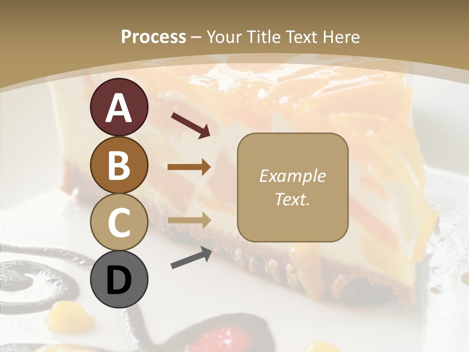 Mango Restaurant Cake PowerPoint Template