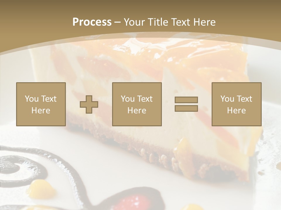 Mango Restaurant Cake PowerPoint Template