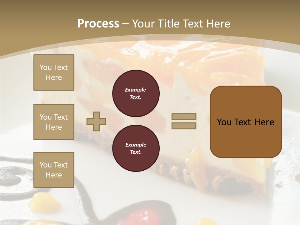Mango Restaurant Cake PowerPoint Template