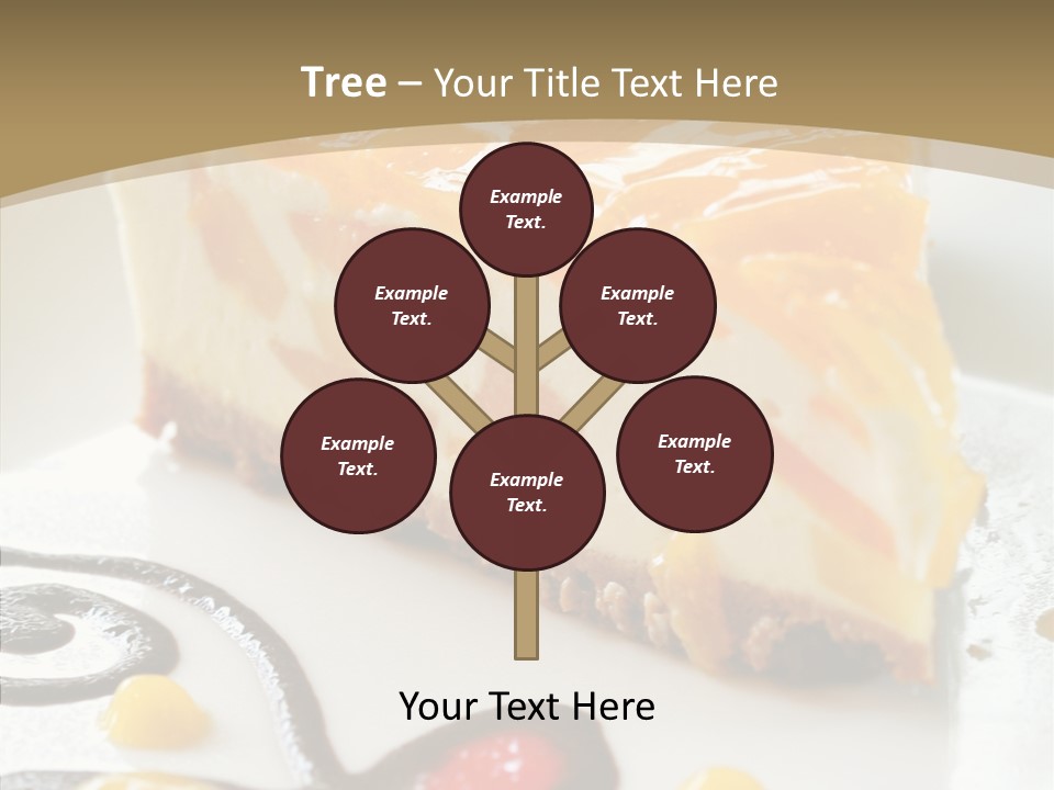 Mango Restaurant Cake PowerPoint Template