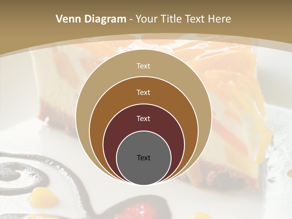 Mango Restaurant Cake PowerPoint Template