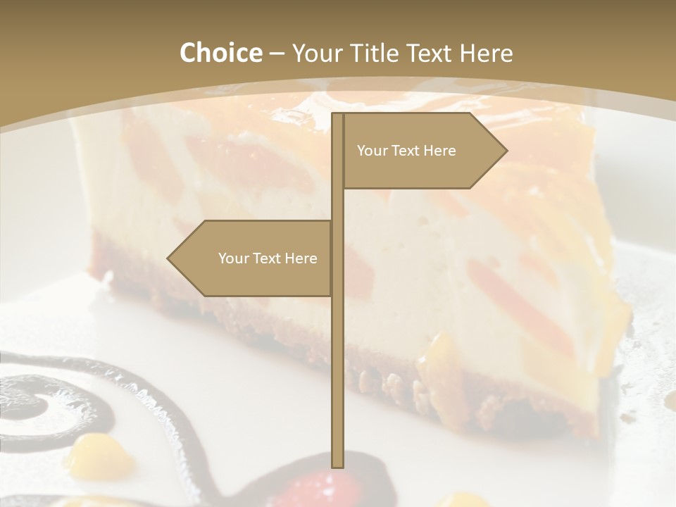 Mango Restaurant Cake PowerPoint Template
