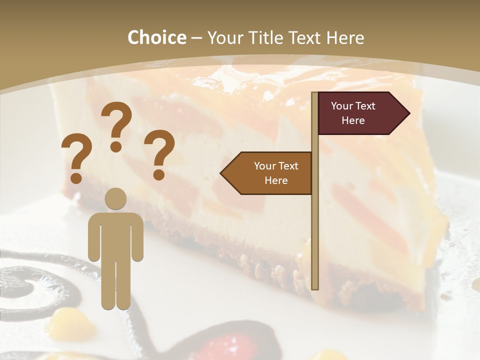 Mango Restaurant Cake PowerPoint Template