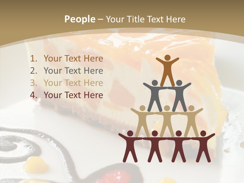 Mango Restaurant Cake PowerPoint Template
