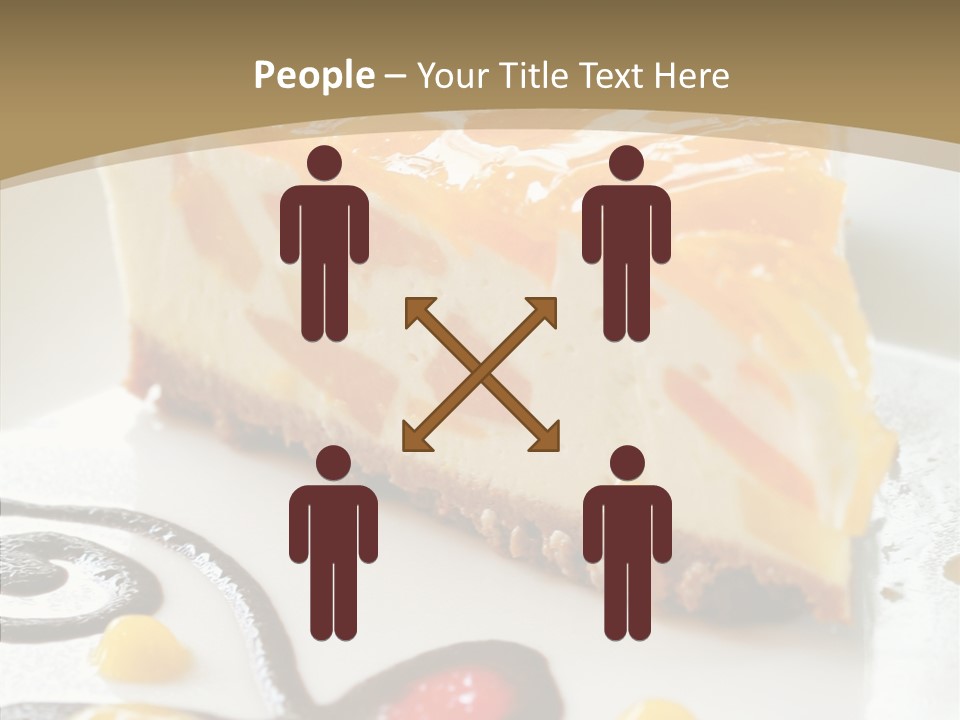 Mango Restaurant Cake PowerPoint Template