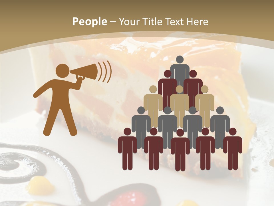 Mango Restaurant Cake PowerPoint Template