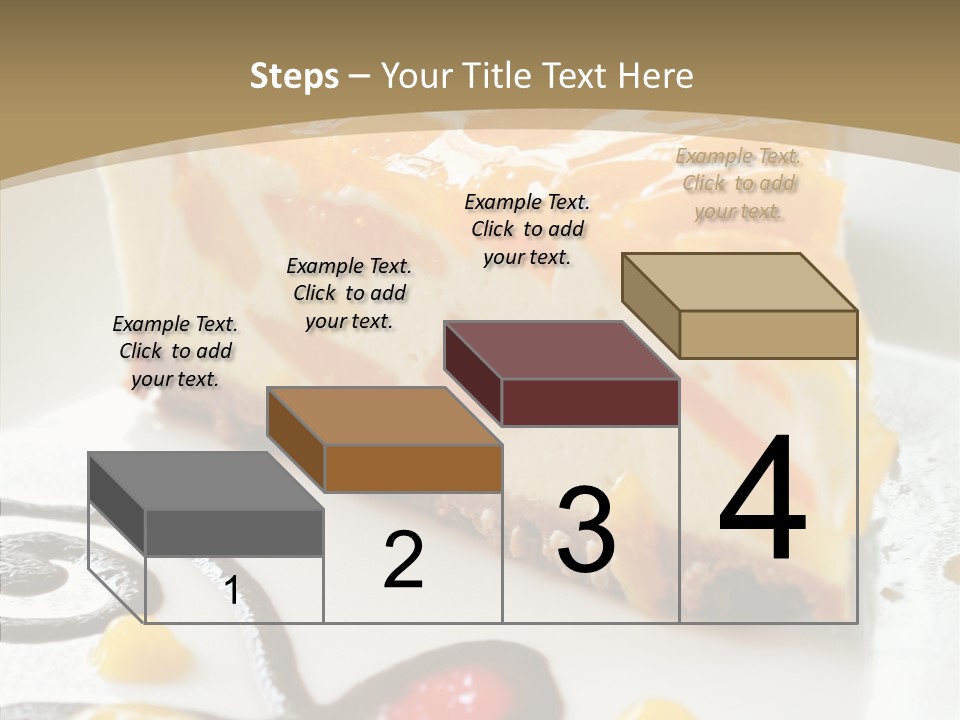 Mango Restaurant Cake PowerPoint Template