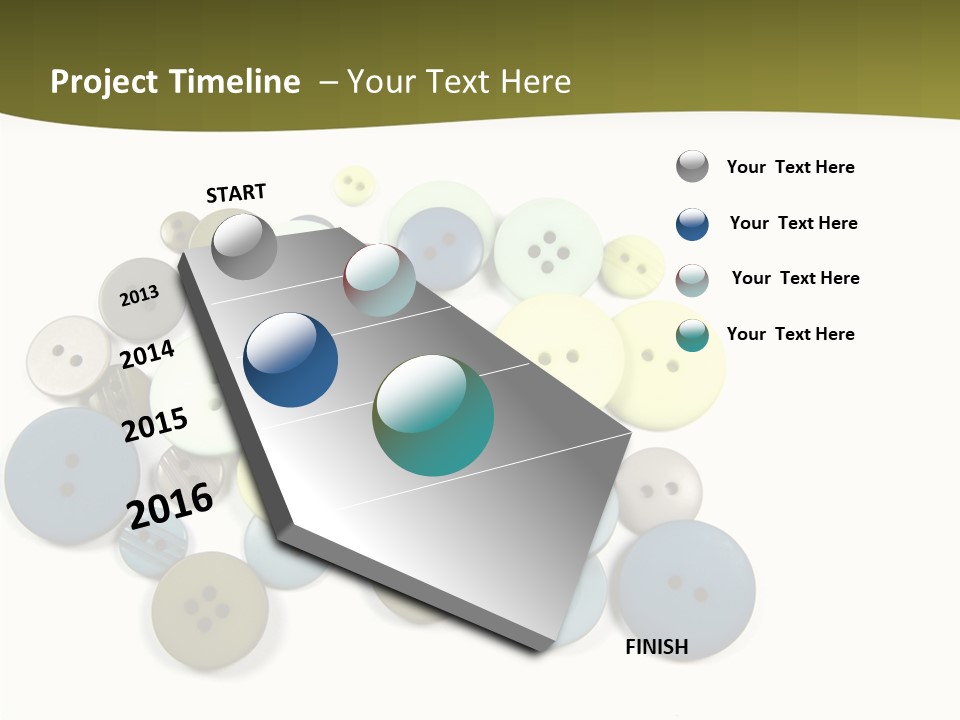 Grey Hole Isolated PowerPoint Template