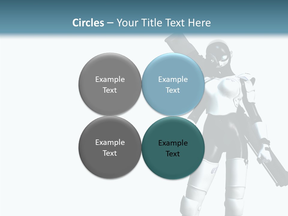 Female Attractive Beautiful PowerPoint Template