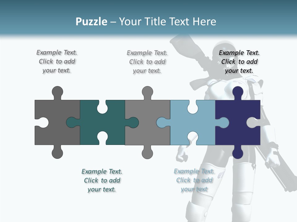 Female Attractive Beautiful PowerPoint Template