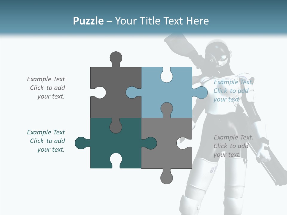 Female Attractive Beautiful PowerPoint Template