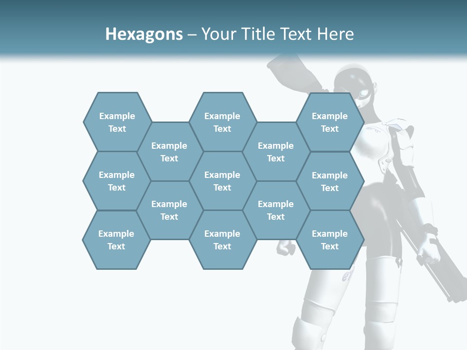 Female Attractive Beautiful PowerPoint Template