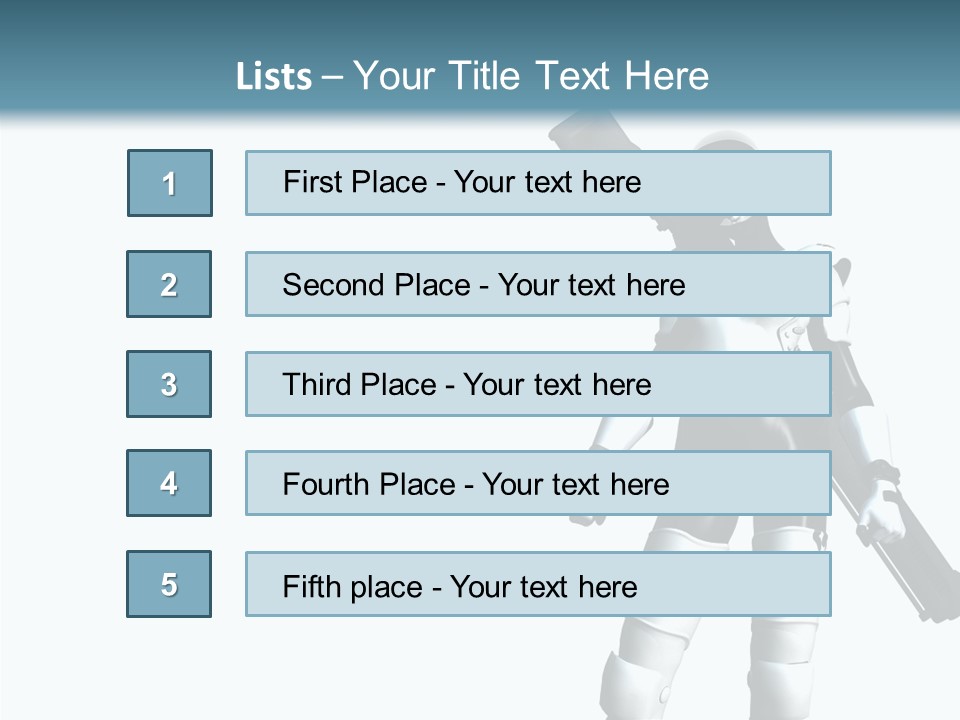 Female Attractive Beautiful PowerPoint Template