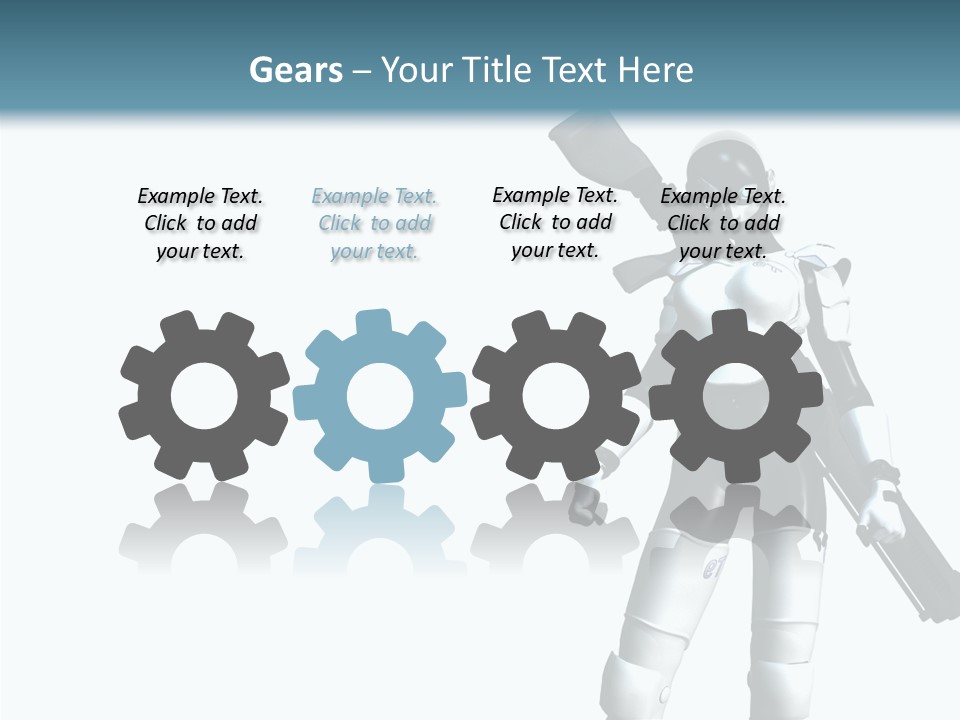 Female Attractive Beautiful PowerPoint Template