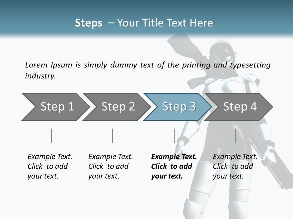 Female Attractive Beautiful PowerPoint Template