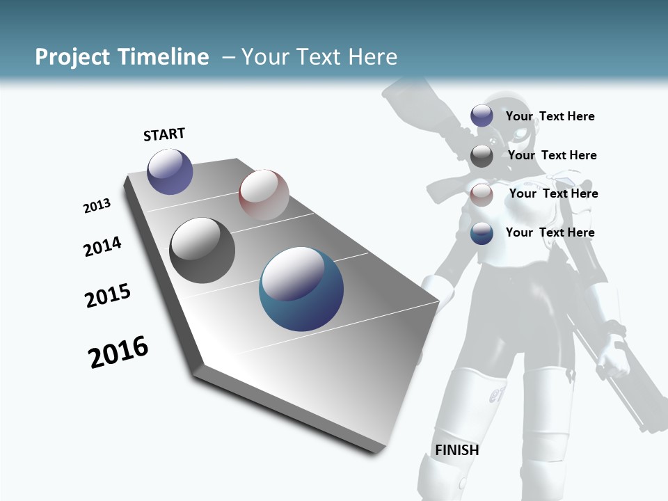 Female Attractive Beautiful PowerPoint Template