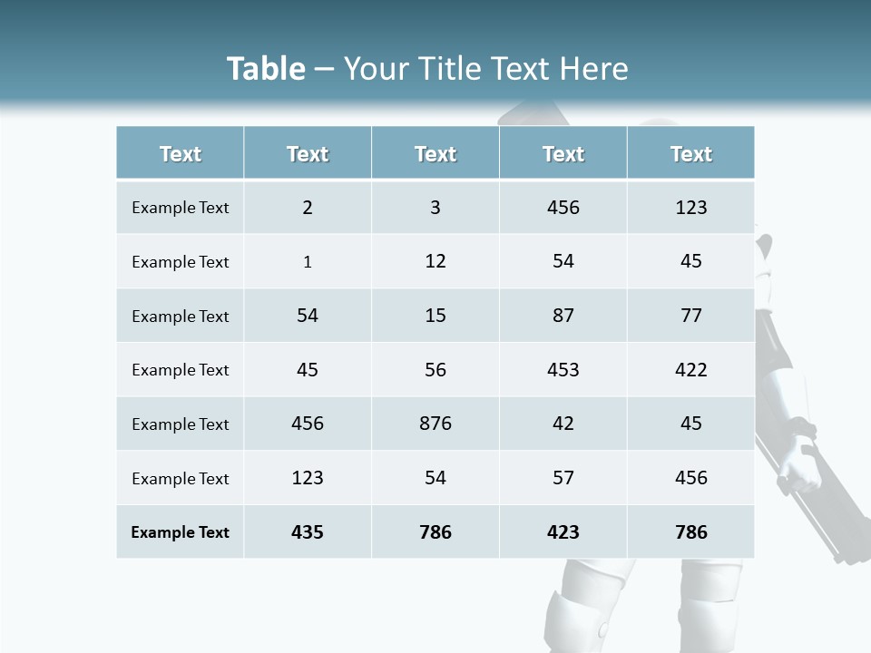 Female Attractive Beautiful PowerPoint Template