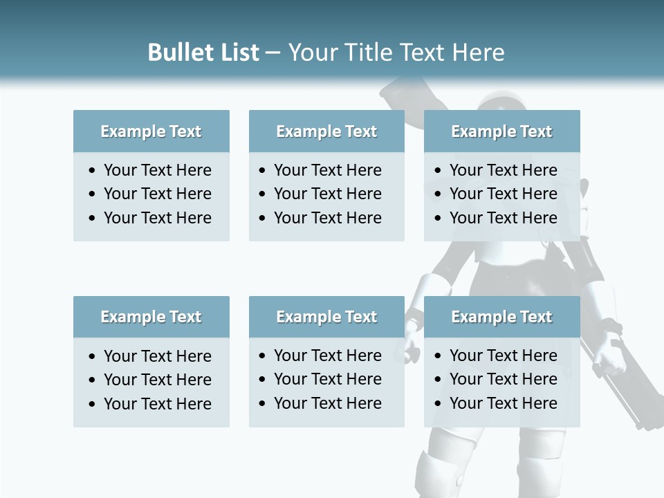 Female Attractive Beautiful PowerPoint Template