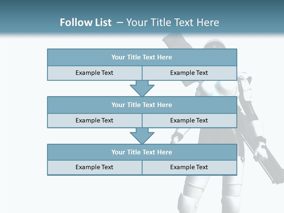 Female Attractive Beautiful PowerPoint Template